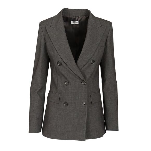 Al Duca D'aosta Jackets & Blazers - Al Duca D'aosta Women Double-Breasted Blazer With 6 Horn Buttons